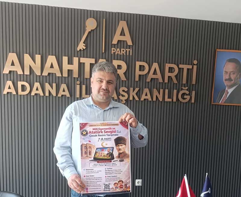 Anahtar Parti Adana Teşkilatı'ndan 23 Nisan temalı resim yarışması