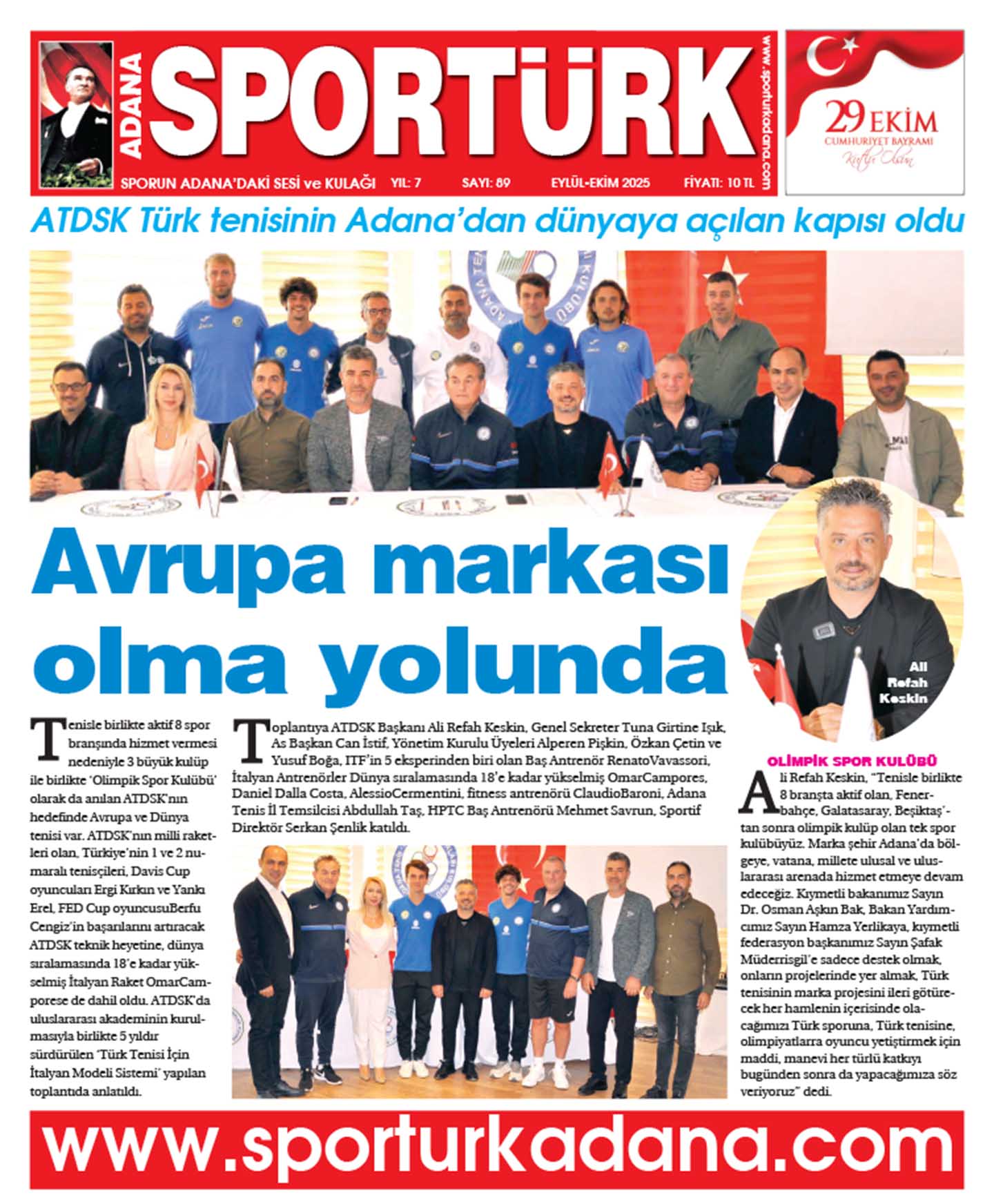 2025 Eylül - Ekim Ayı Sayısı