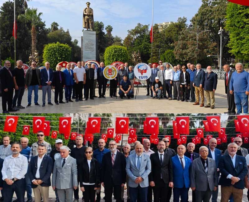 ÇGC VE TSYD, ULU ÖNDER MUSTAFA KEMAL ATATÜRK'Ü ANDI