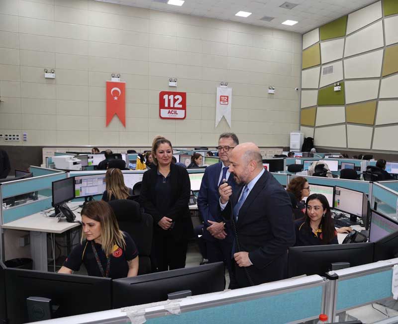 Halil Nacar’dan 112’ye ziyaret