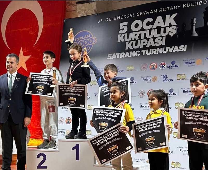 Seyhan Rotary Kulübü Başkanı Gökçe'den "SATRANÇ" teşekkürü