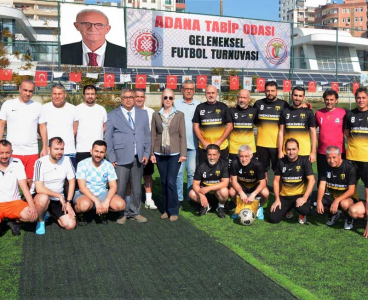 Adana Tabip Odası "Prof. Dr. Orhan Kemal Salih" anısına futbol turnuvası düzenledi