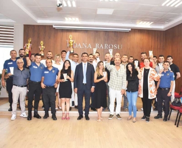 Adana Barosu'nun futbol ve Tenis törenleri yapıldı