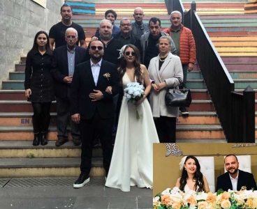 Gazeteci Tarık Akcan oğlunu evlendirdi