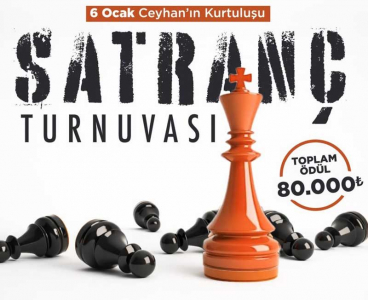 Ceyhan’da Kurtuluş Kupası Satranç Turnuvası Düzenleniyor