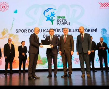 Çukurova Üniversitesi “Spor Dostu Kampüs” Ödülü Aldı