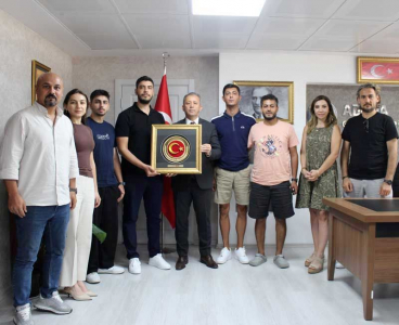Genç Daimfed’den İl Spor Müdürü Mustafa Loğoğlu’na ziyaret
