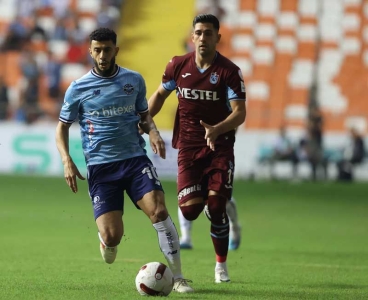 Yukatel Adana Demirspor, Trabzonspor'u da geçmesini bildi:1-0