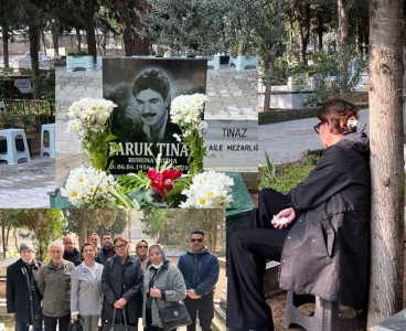 Merhum Faruk Tınaz ölüm yıldönümünde kabri başında anıldı