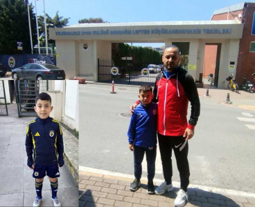 Sarıçam Demirspor'lu Muhammmed Fenerbahçe antrenmanında