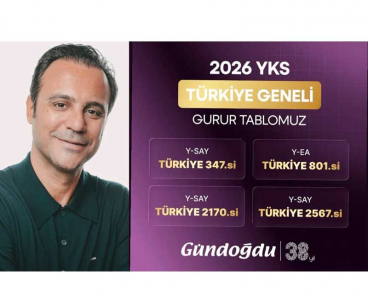 Gündoğdu YKS’de de Türkiye zirvesinde