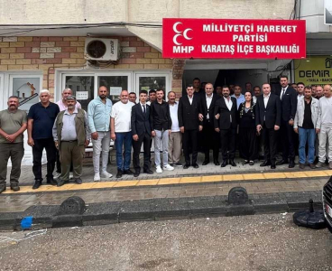 MHP ADANA İL BAŞKANI HAKAN YILDIRIM KARATAŞ’TA