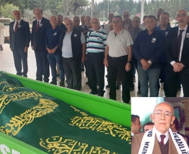 Demirspor eski yöneticisi Ruhi Polisçi törenle toprağa verildi