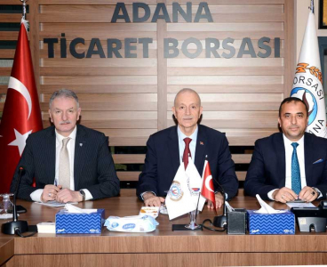 TMO Genel Müdürü Güldal Adana Ticaret Borsası'nı ziyaret etti