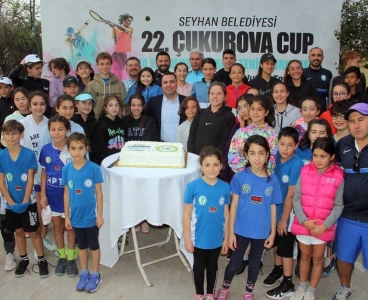 22’nci Çukurova Cup 14 Yaş Uluslararası Tenis Turnuvası başladı