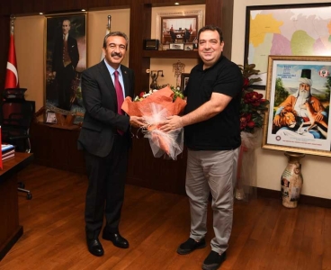Askf Başkanı Dr. Ahmet Bozan'dan Başkan Çetin'e ziyaret