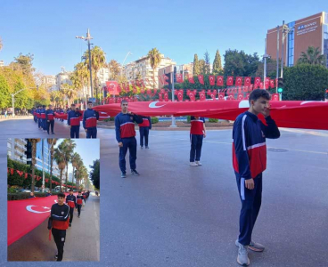 Spor Lisesi 5 Ocak Adana'nın Kurtuluş Bayramı'na damga vurdu