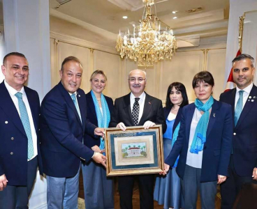 Vali Köşger’e, Rotary faaliyetleri anlatıldı