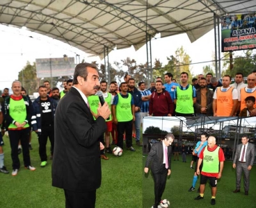 Çukurova Belediyesi Birimler arası futbol turnuvası başladı