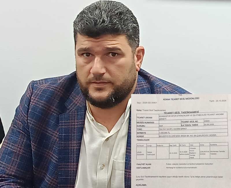 Uğur Özdemir Adanaspor'u resmen devir aldı