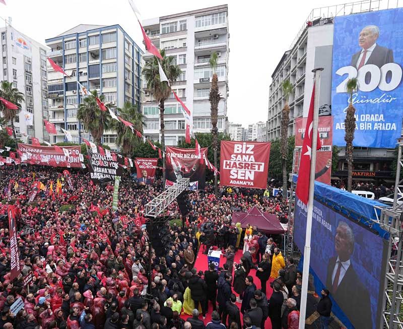 Adana sel oldu, Zeydan Karalar için buluşmaya aktı