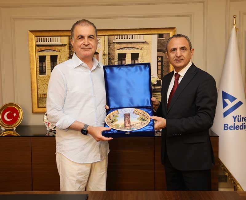 ÖMER ÇELİK’TEN YÜREĞİR BELEDİYE BAŞKAN VEKİLİ TARIK ÖZÜNAL’A ZİYARET