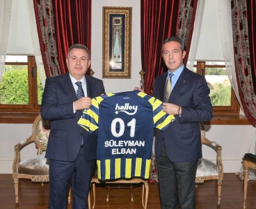 Fenerbahçe Kulübü Başkanı Ali Koç'tan, Adana Valisi Süleyman Elban'a ziyaret
