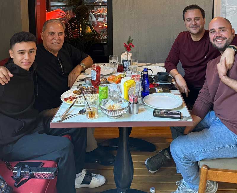 Yunus Gündoğdu’dan futbolcu torununa doğum günü yemeği